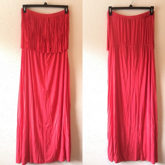 Fringe Maxi Dress