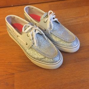 Glitter/sparkle boat shoes