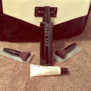 Mary Kay brushes, brush cleaner and primer