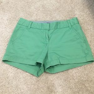 J Crew Chino short. Aqua green. size 2