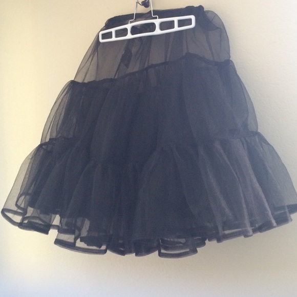 Black petticoat