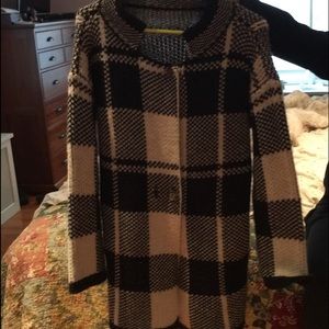 Brandy Melville Black and White Coat