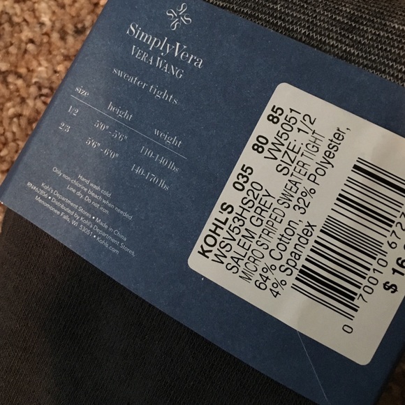 Grey striped sweater socks - Picture 3 of 4