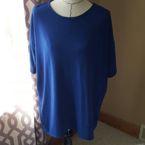 LuLaRoe Tops - Lularoe Blue Irma Small
