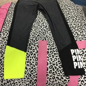 Vs pink ultimate leggings size large