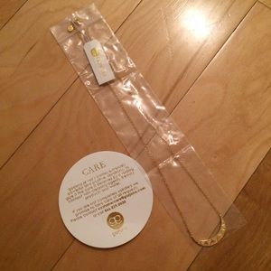 Gorjana shimmer crescent necklace