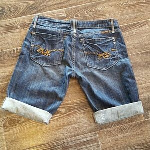 Miss Me Bermuda Denim Shorts SZ 31