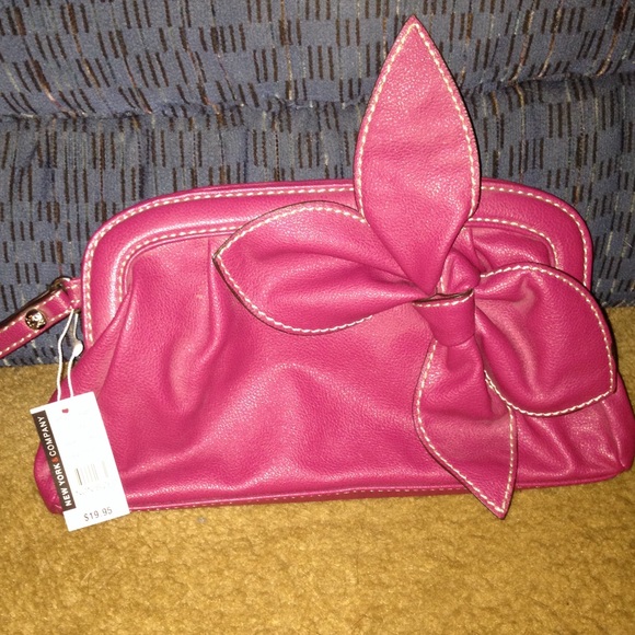 New York & Company Pink Wristlet