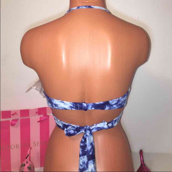 🚫SOLD🚫NEW PINK VS WRAP TOP SWIM - Picture 3 of 4