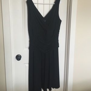 FLASH SALE!!! Black dress with ruching detail