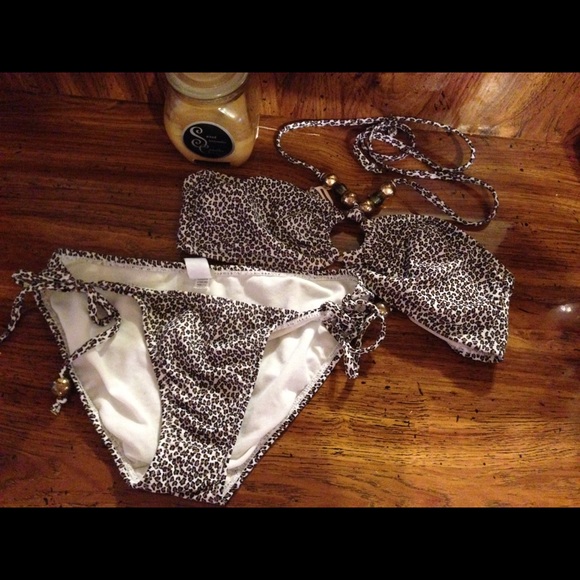 Sexy leopard bikini sz small