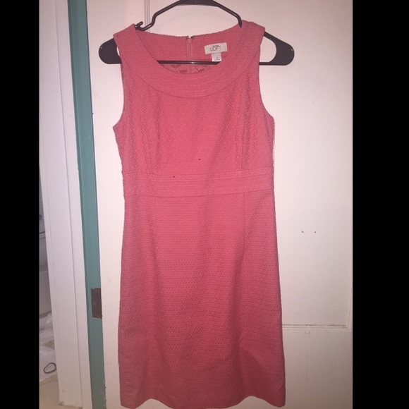 Spring or summer pink dress
