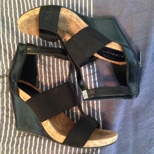 BCBG Cage wedges