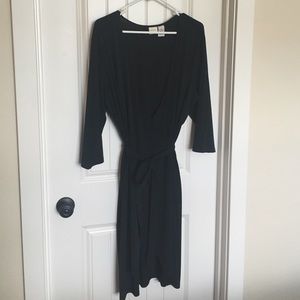 FLASH SALE!!!! Merona black wrap dress