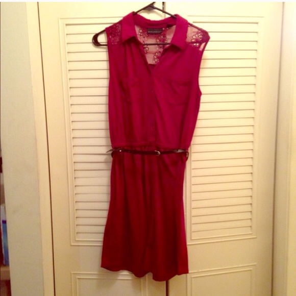 🎈1 hr SALE! Raspberry Knit Dress