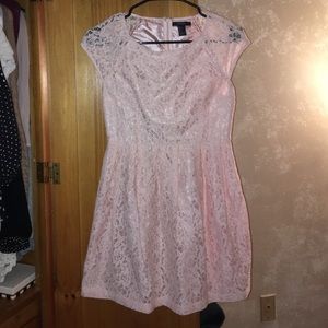 Forever 21 Pink Lace Dress