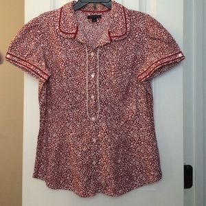 Tommy Hilfiger Floral Button Down Top