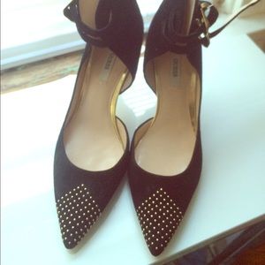 Guess Dalinda Stiletto Black Suede 7.5