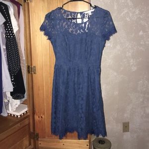LC Blue Lace Dress