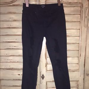 Skinny Bebe black jeans