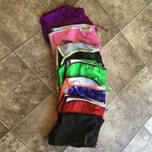 Gym/athletic shorts. 7 pair of shorts in the set.