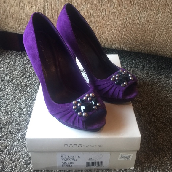 BCBG Suede Heels