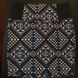 Tribal patterned skirt