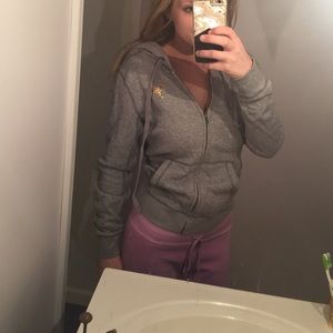 Pink Victoria Secret Grey sweatshirt
