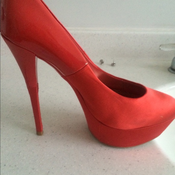 Bebe sexy red heels