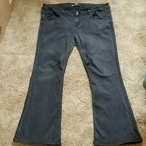 Vigoss 22 Gray Flared Bootcut Stretch Pants Torrid