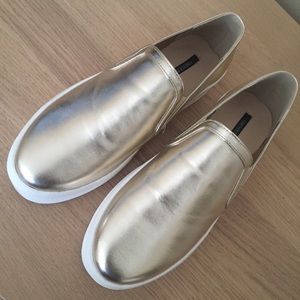 Forever 21 Flatform Slip On Sneakers