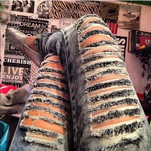 Sexy push up skinny jeans