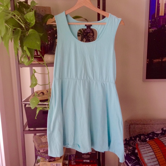 Heart Cut-out Skater Dress