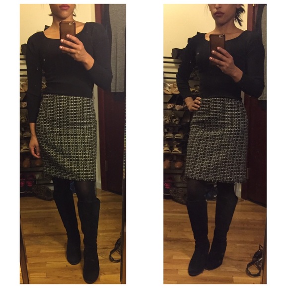 Ann Taylor Wool Blend Skirt - Picture 2 of 4