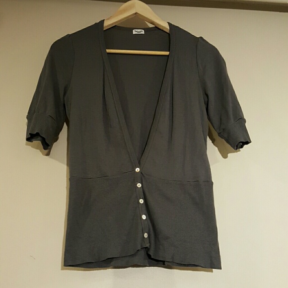 Simple and Classic Grey Cardigan