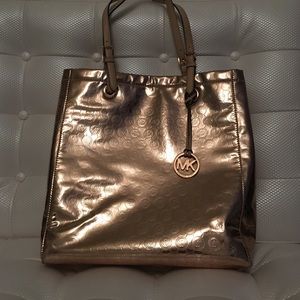 Michael Kors Rose Gold Tote