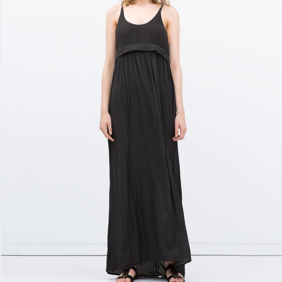 Zara Dresses & Skirts - ZARA Flowing Maxi Dress
