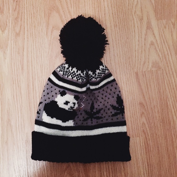*SOLD* Stoner Panda Beanie