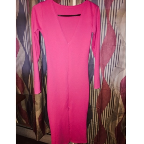 hot pink dress