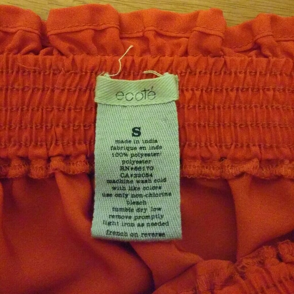 Orange-red Urban Outfitters skirt size small - Picture 2 of 2