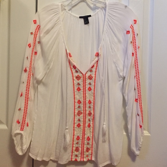 Forever 21 Peasant Blouse