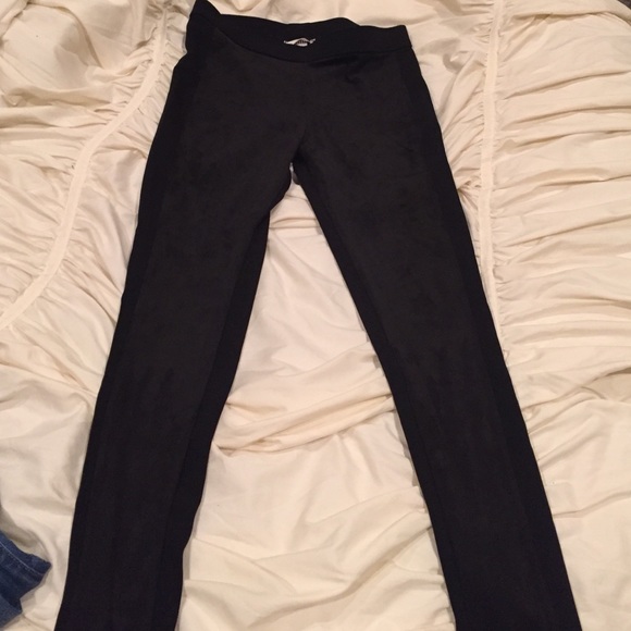 H & M suede stretch leggings