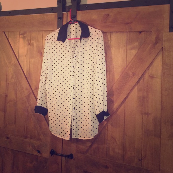 Polka dot blouse