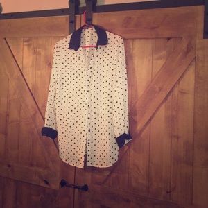 Polka dot blouse