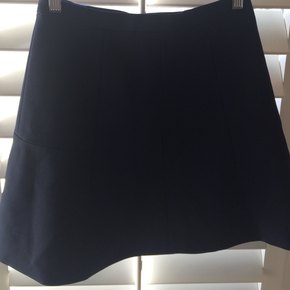 J Crew NWTags navy blue A line mini skirt