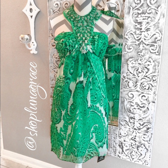 Milly Dresses & Skirts - 🌴HP🌴Milly Backless Beaded Halter Dress x2
