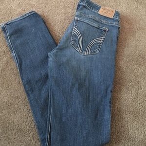 Hollister skinny light blue jeans