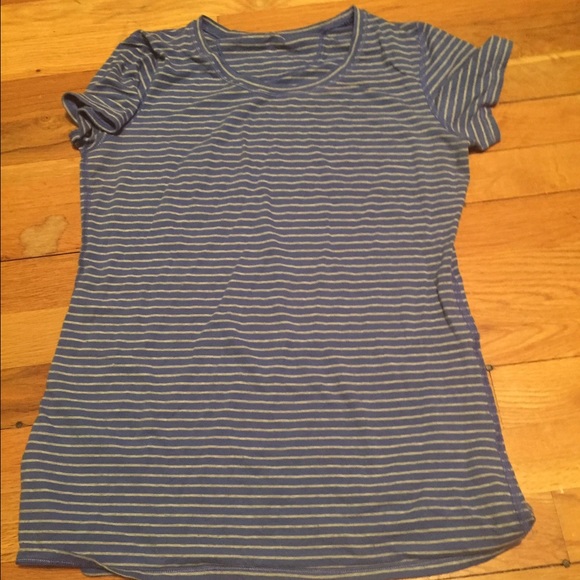 LULULEMON STRIPED TSHIRT