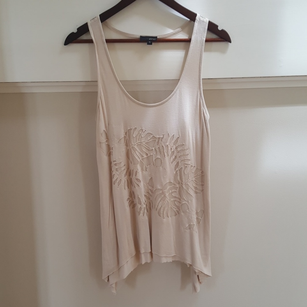 ZINC Tank Top Blouse Beige