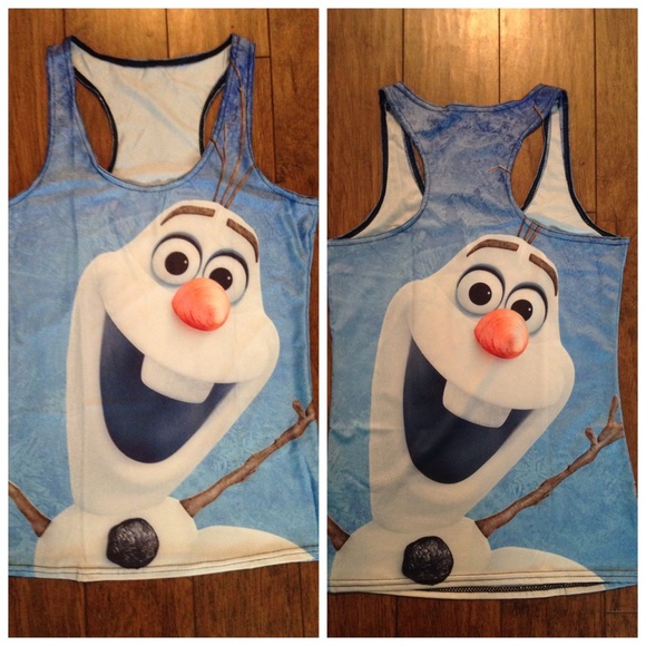 Frozen cute sexy top shirt